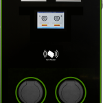 Double Socket Commercial AC EV Charger with OCPP