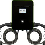 Double Socket Commercial AC EV Charger with OCPP