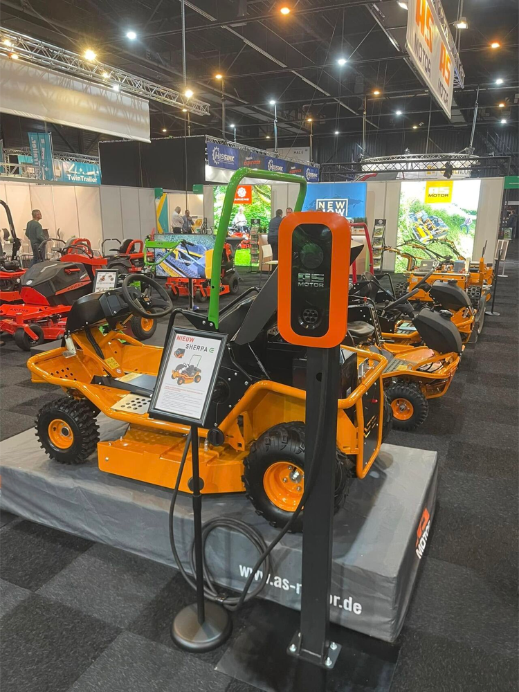 AmprisenTech's AC EV Charger Drives German Electric Lawn Mower Innovation