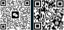 Amprisen WeChat and WhatsApp QR codes